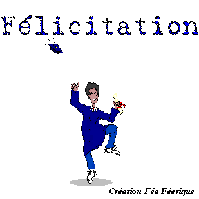 Gif animé félicitations danse